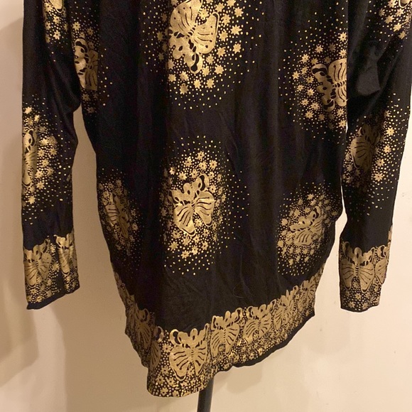 Vintage Bali chic top with beaded butterfly design size OS - Picture 11 of 13